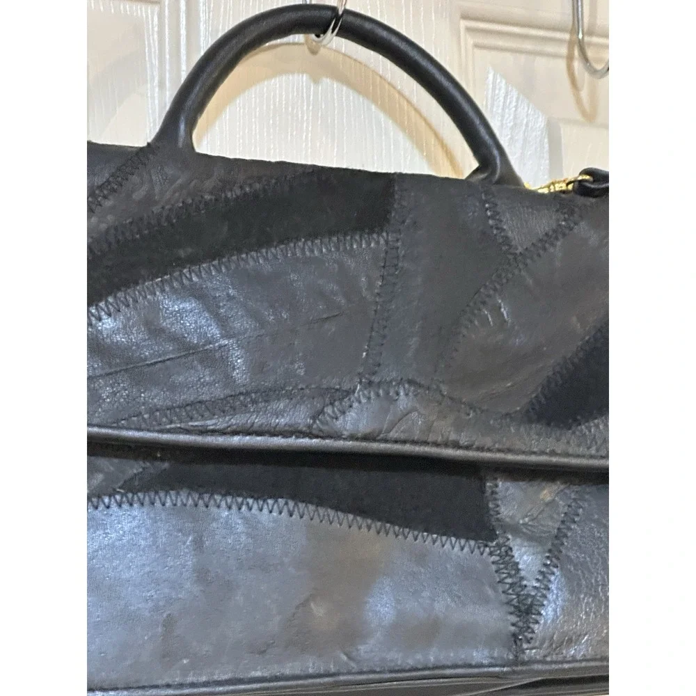 Vintage‎ Black Patchwork Purse